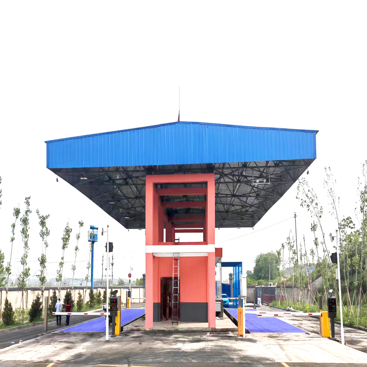 河北邯鄲市峰峰礦區(qū)2臺(tái)無人值守稱重地磅安裝現(xiàn)場(chǎng)